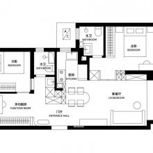 66m²闷罐房变身法式阳光宅，拆一墙，实现小户型的惊艳逆袭！