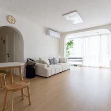 70㎡奶油原木风小家，竟能住出100㎡的舒适与格调，小户型快来抄作业！
