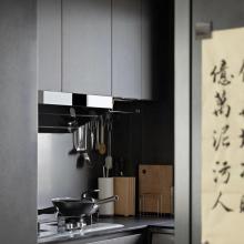102㎡黑白极简之家，融入侘寂风，慵懒、通透，还略带酷感~
