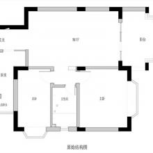 83㎡旧房改造，轻松“塞下”三室双卫，黑棕配色也美出了新高度！
