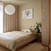 奶油色75㎡的“云朵小屋”，自然清新、高级又治愈，深深爱上了