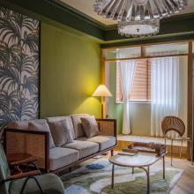 中年夫妇的55㎡，森林绿打造法式复古风！宽敞餐厨、榻榻米室，幸福爆棚！