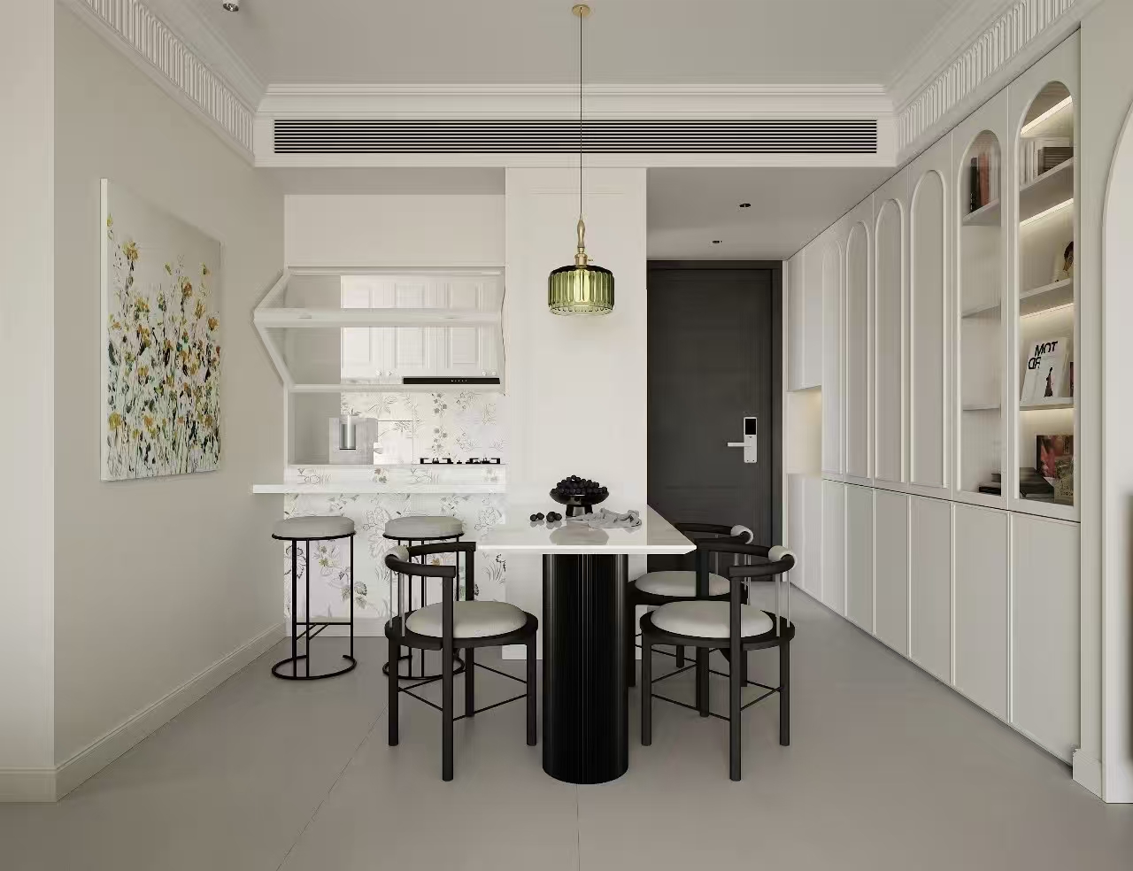 82㎡两居室，极简浪漫的感觉太喜欢了